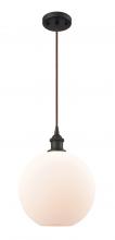 Innovations Lighting 516-1P-OB-G121-10-LED - Athens - 1 Light - 10 inch - Oil Rubbed Bronze - Cord hung - Mini Pendant