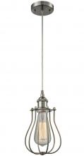 Innovations Lighting 516-1P-SN-CE513 - Muselet - 1 Light - 6 inch - Brushed Satin Nickel - Cord hung - Mini Pendant