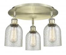 Innovations Lighting 516-3C-AB-G259 - Caledonia - 3 Light - 17 inch - Antique Brass - Semi-Flush Mount