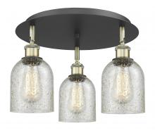 Innovations Lighting 516-3C-BAB-G259 - Caledonia - 3 Light - 17 inch - Black Antique Brass - Semi-Flush Mount
