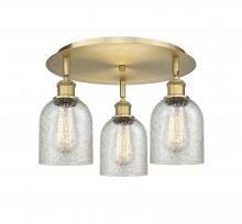 Innovations Lighting 516-3C-BB-G259 - Caledonia - 3 Light - 17 inch - Brushed Brass - Semi-Flush Mount