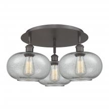 Innovations Lighting 516-3C-OB-G247 - Gorham - 3 Light - 21 inch - Oil Rubbed Bronze - Semi-Flush Mount