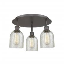 Innovations Lighting 516-3C-OB-G259 - Caledonia - 3 Light - 17 inch - Oil Rubbed Bronze - Semi-Flush Mount