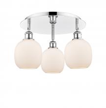 Innovations Lighting 516-3C-PC-G101 - Belfast - 3 Light - 18 inch - Polished Chrome - Semi-Flush Mount