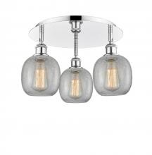 Innovations Lighting 516-3C-PC-G105 - Belfast - 3 Light - 18 inch - Polished Chrome - Semi-Flush Mount