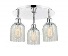 Innovations Lighting 516-3C-PC-G2511 - Caledonia - 3 Light - 17 inch - Polished Chrome - Semi-Flush Mount