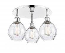 Innovations Lighting 516-3C-PC-G362 - Waverly - 3 Light - 18 inch - Polished Chrome - Semi-Flush Mount