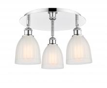 Innovations Lighting 516-3C-PC-G441 - Brookfield - 3 Light - 18 inch - Polished Chrome - Semi-Flush Mount