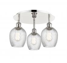 Innovations Lighting 516-3C-PN-G292 - Salina - 3 Light - 18 inch - Polished Nickel - Semi-Flush Mount