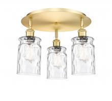 Innovations Lighting 516-3C-SG-G352 - Candor - 3 Light - 17 inch - Satin Gold - Semi-Flush Mount