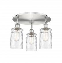 Innovations Lighting 516-3C-SN-G352 - Candor - 3 Light - 17 inch - Satin Nickel - Semi-Flush Mount