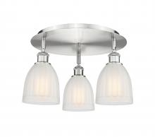 Innovations Lighting 516-3C-SN-G441 - Brookfield - 3 Light - 18 inch - Satin Nickel - Semi-Flush Mount
