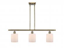 Innovations Lighting 516-3I-AB-G111 - Cobbleskill - 3 Light - 36 inch - Antique Brass - Stem hung - Island Light