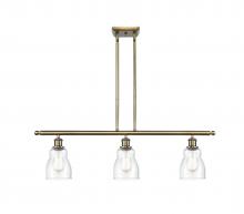 Innovations Lighting 516-3I-AB-G394 - Ellery - 3 Light - 36 inch - Antique Brass - Stem hung - Island Light