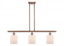 Innovations Lighting 516-3I-AC-G111 - Cobbleskill - 3 Light - 36 inch - Antique Copper - Stem hung - Island Light