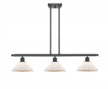Innovations Lighting 516-3I-OB-G131 - Orwell - 3 Light - 36 inch - Oil Rubbed Bronze - Stem hung - Island Light