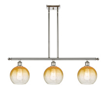 Innovations Lighting 516-3I-PN-G483-8AM - Brookhaven Globe - 3 Light - 36 inch - Polished Nickel - Stem Hung - Island Light