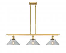 Innovations Lighting 516-3I-SG-G132 - Orwell - 3 Light - 36 inch - Satin Gold - Stem hung - Island Light
