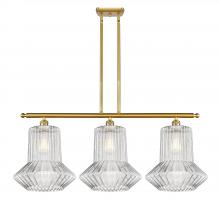 Innovations Lighting 516-3I-SG-G212 - Springwater - 3 Light - 39 inch - Satin Gold - Stem hung - Island Light