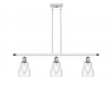 Innovations Lighting 516-3I-WPC-G394 - Ellery - 3 Light - 36 inch - White Polished Chrome - Stem hung - Island Light