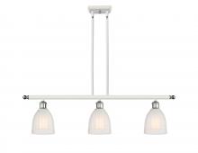 Innovations Lighting 516-3I-WPC-G441 - Brookfield - 3 Light - 36 inch - White Polished Chrome - Stem hung - Island Light