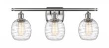 Innovations Lighting 516-3W-SN-G1013 - Belfast - 3 Light - 26 inch - Brushed Satin Nickel - Bath Vanity Light