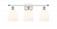 Innovations Lighting 516-3W-WPC-G558-6GWH - Bella - 3 Light - 26 inch - White Polished Chrome - Bath Vanity Light