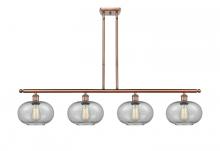 Innovations Lighting 516-4I-AC-G247 - Gorham - 4 Light - 48 inch - Antique Copper - Stem hung - Island Light