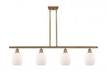 Innovations Lighting 516-4I-BB-G81 - Eaton - 4 Light - 48 inch - Brushed Brass - Stem hung - Island Light