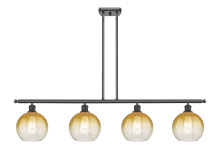 Innovations Lighting 516-4I-OB-G483-8AM - Brookhaven Globe - 4 Light - 48 inch - Oil Rubbed Bronze - Stem Hung - Island Light
