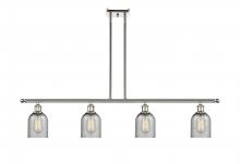 Innovations Lighting 516-4I-PN-G257-LED - Caledonia - 4 Light - 48 inch - Polished Nickel - Stem hung - Island Light