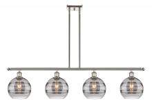 Innovations Lighting 516-4I-PN-G556-8SM - Rochester - 4 Light - 48 inch - Polished Nickel - Stem hung - Island Light
