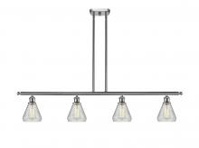 Innovations Lighting 516-4I-SN-G275-LED - Conesus - 4 Light - 48 inch - Brushed Satin Nickel - Stem hung - Island Light