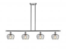 Innovations Lighting 516-4I-SN-G92-LED - Fenton - 4 Light - 48 inch - Brushed Satin Nickel - Stem hung - Island Light