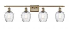Innovations Lighting 516-4W-AB-G292 - Salina - 4 Light - 36 inch - Antique Brass - Bath Vanity Light
