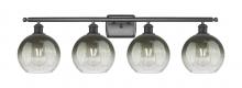 Innovations Lighting 516-4W-OB-G483-8SL - Brookhaven Globe - 4 Light - 38 inch - Oil Rubbed Bronze - Bath Vanity Light