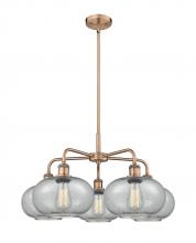 Innovations Lighting 516-5CR-AC-G247 - Gorham - 5 Light - 28 inch - Antique Copper - Chandelier