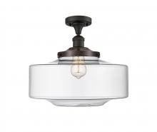 Innovations Lighting 517-1CH-OB-G692-16 - Bridgeton - 1 Light - 16 inch - Oil Rubbed Bronze - Semi-Flush Mount