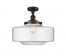 Innovations Lighting 517-1CH-OB-G694-16 - Bridgeton - 1 Light - 16 inch - Oil Rubbed Bronze - Semi-Flush Mount