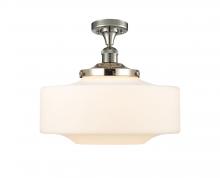 Innovations Lighting 517-1CH-PN-G691-16 - Bridgeton - 1 Light - 16 inch - Polished Nickel - Semi-Flush Mount