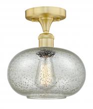 Innovations Lighting 616-1F-SG-G249 - Gorham - 1 Light - 10 inch - Satin Gold - Semi-Flush Mount