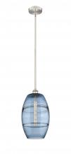 Innovations Lighting 616-1S-SN-G557-10BL - Vaz - 1 Light - 10 inch - Brushed Satin Nickel - Stem hung - Mini Pendant