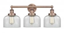 Innovations Lighting 616-3W-AC-G72 - Bell - 3 Light - 26 inch - Antique Copper - Bath Vanity Light