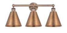 Innovations Lighting 616-3W-AC-MBC-8-AC - Berkshire - 3 Light - 26 inch - Antique Copper - Bath Vanity Light