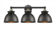 Innovations Lighting 616-3W-BAB-M14-BK - Adirondack - 3 Light - 26 inch - Black Antique Brass - Bath Vanity Light