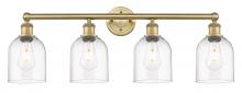 Innovations Lighting 616-4W-BB-G558-6CL - Bella - 4 Light - 33 inch - Brushed Brass - Bath Vanity Light