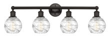 Innovations Lighting 616-4W-OB-G1213-6CL - Athens Deco Swirl - 4 Light - 33 inch - Oil Rubbed Bronze - Bath Vanity Light
