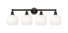 Innovations Lighting 616-4W-OB-G483-8OP - Brookhaven Globe - 4 Light - 35 inch - Oil Rubbed Bronze - Bath Vanity Light