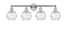Innovations Lighting 616-4W-PC-G1213-6CL - Athens Deco Swirl - 4 Light - 33 inch - Polished Chrome - Bath Vanity Light