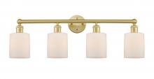 Innovations Lighting 616-4W-SG-G111 - Cobbleskill - 4 Light - 32 inch - Satin Gold - Bath Vanity Light